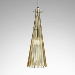 Selène Costa Rica pendant light made of glass, amber