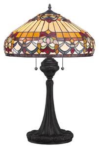 QUOIZEL Table lamp Belle Fleur in a Tiffany design