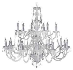 Searchlight 18-bulb Hale crystal chandelier