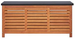 Garden Storage Box 117x50x55 cm Solid Eucalyptus Wood