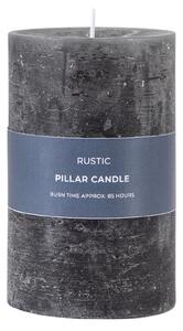 Rustic Pillar Candle Slate