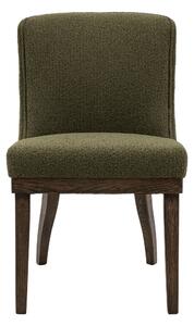 Set of 2 Walpi Dining Chairs, Fabric Green