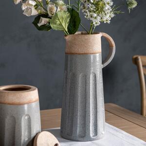 Shipley Ceramic Jug Vase Slate