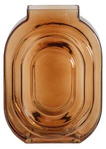 Meldon Glass Vase Brown