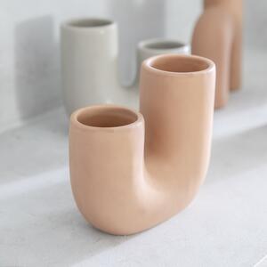 Hexworth Ceramic Vase Beige