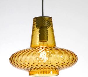 AILATI Giulietta - glass hanging light in amber