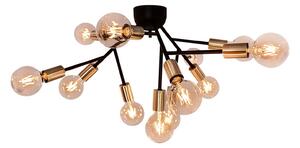 By Rydéns Heroes ceiling lamp matt black, brass