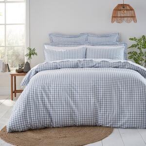 Portloe Woven Gingham Duvet Cover & Pillowcase Set