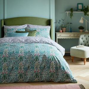 William Morris Woodland Weeds 100% Cotton Duvet Cover and Pillowcase Set