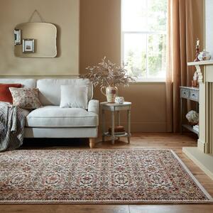 Sandford Vintage Patterned Rug Natural