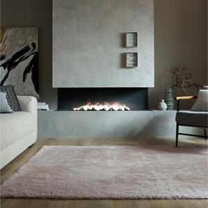 Alpine Washable Faux Fur Rug Grey