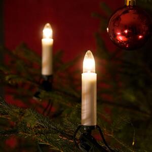 Konstsmide Christmas 25-bulb indoor tree lights with top bulbs, 18.3 m