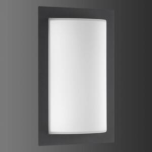 LCD Luis LED outdoor wall lamp, graphite-coloured