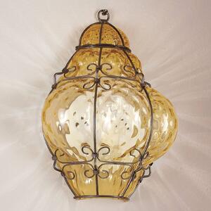Siru Classic - handmade wall lamp in amber