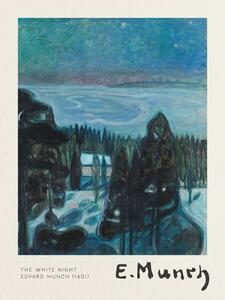 Fine Art Print The White Night - Edvard Munch, (30 x 40 cm)