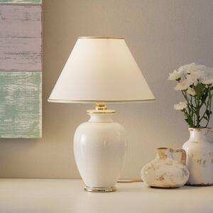 Austrolux KOLARZ Giardino Craclee table lamp, cream 30 cm