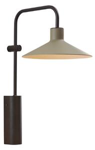 Bover Platet A02 LED wall lamp with switch, olive