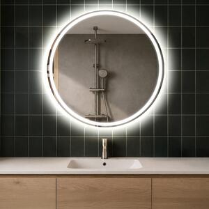 60x60 Round Backlit LED Bathroom Mirror L76
