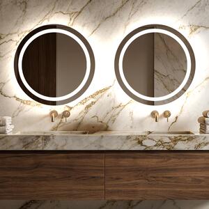 Round Backlit LED Bathroom Mirror L33