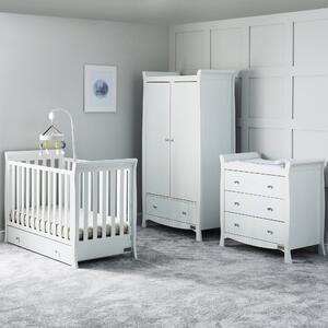 Ickle Bubba Snowdon Mini 3 Piece Nursery Furniture Set White