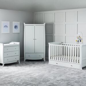 Ickle Bubba Snowdon Classic 3 Piece Nursery Furniture Set White