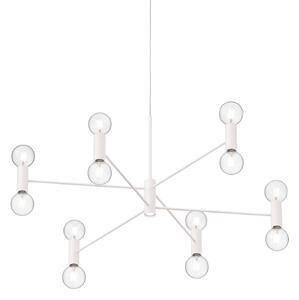 Modo Luce Chandelier hanging 13-bulb 107 cm white