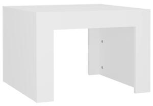 Coffee Table White 50x50x35 cm Engineered Wood