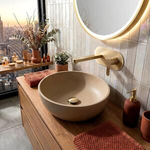 Wall Mounted faucet REA Arcos Brush Gold