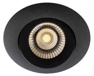 The Light Group SLC One 360° LED downlight dim-to-warm black