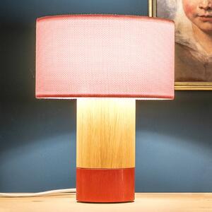 Domus Klippa table lamp coral, powder pink chintz 31 cm