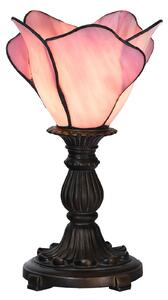 Clayre&Eef 5LL-6099 table lamp in pink, Tiffany style