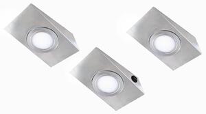 Evotec Keili LED under-cabinet lights x3, 2 settings
