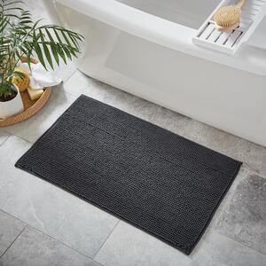 Charcoal Mini Bobble Bath Mat Charcoal