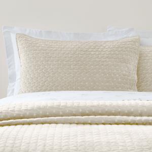 Bianca Attica Velvet Pillow Protector Natural
