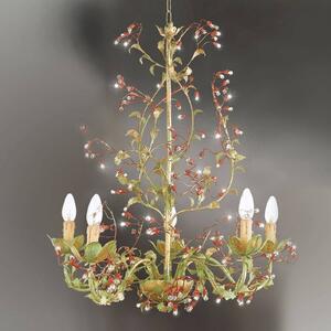Ferro Luce Beautiful leafy vines - Viticcio chandelier