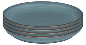 Azure Coupe Medium Plates - Set Of 4 -