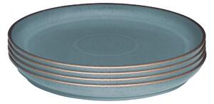 Azure Coupe Dinner Plates - Set Of 4 -