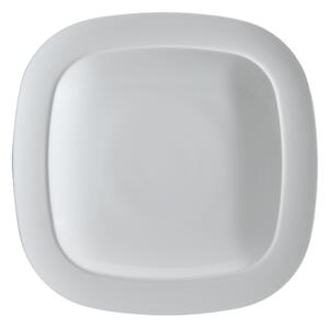 White Squares Dinner Plate -