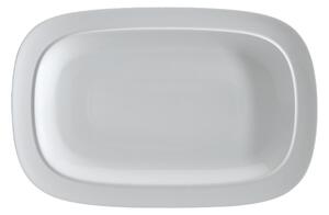 White Squares Large Rectangular Platter -
