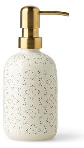 Soap dispenser - Dolomite/stainless steel. 5.9 x 5.9 x 12.5 cm. - Electric Blue - Søstrene Grene