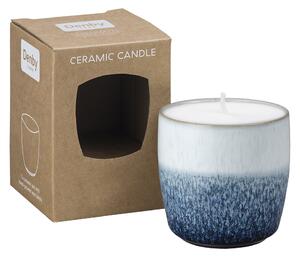 Kiln Blue Ceramic Candle -