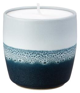 Mineral Blue Ceramic Candle Pot -