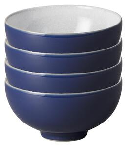 Elements Dark Blue Rice Bowls - Set Of 4 -
