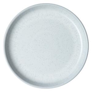 White Speckle Coupe Dinner Plate -