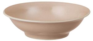 Elements Shell Peach Small Shallow Bowl Second -
