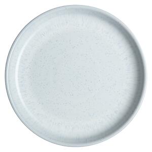 White Speckle Coupe Medium Plate -