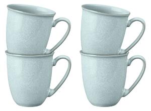 Elements Jade Light Green Coffee Beaker/Mugs - Set Of 4 -