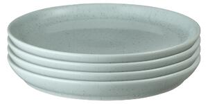 Teal Speckle Dinner Plates - Set Of 4 -