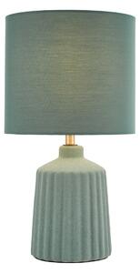 Dar Wisebuys Chloris Small Table Lamp In Green With Shade
