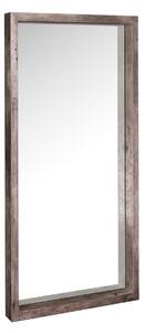 Dar Wisebuys Rocco Rectangle Mirror In Distressed Concrete Effect Veneer